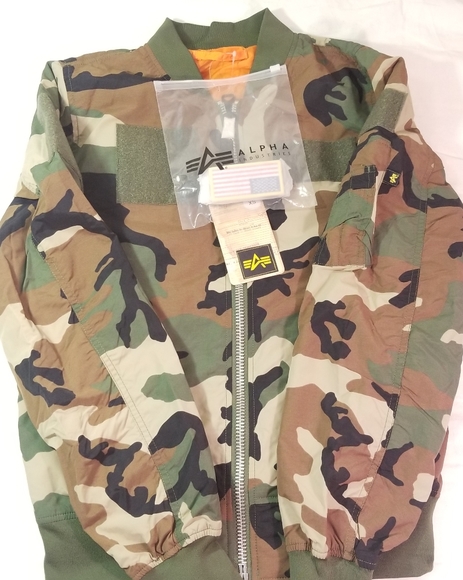 Alpha Industries L-2B Flex Flight Camo Jacket - Picture 1 of 3